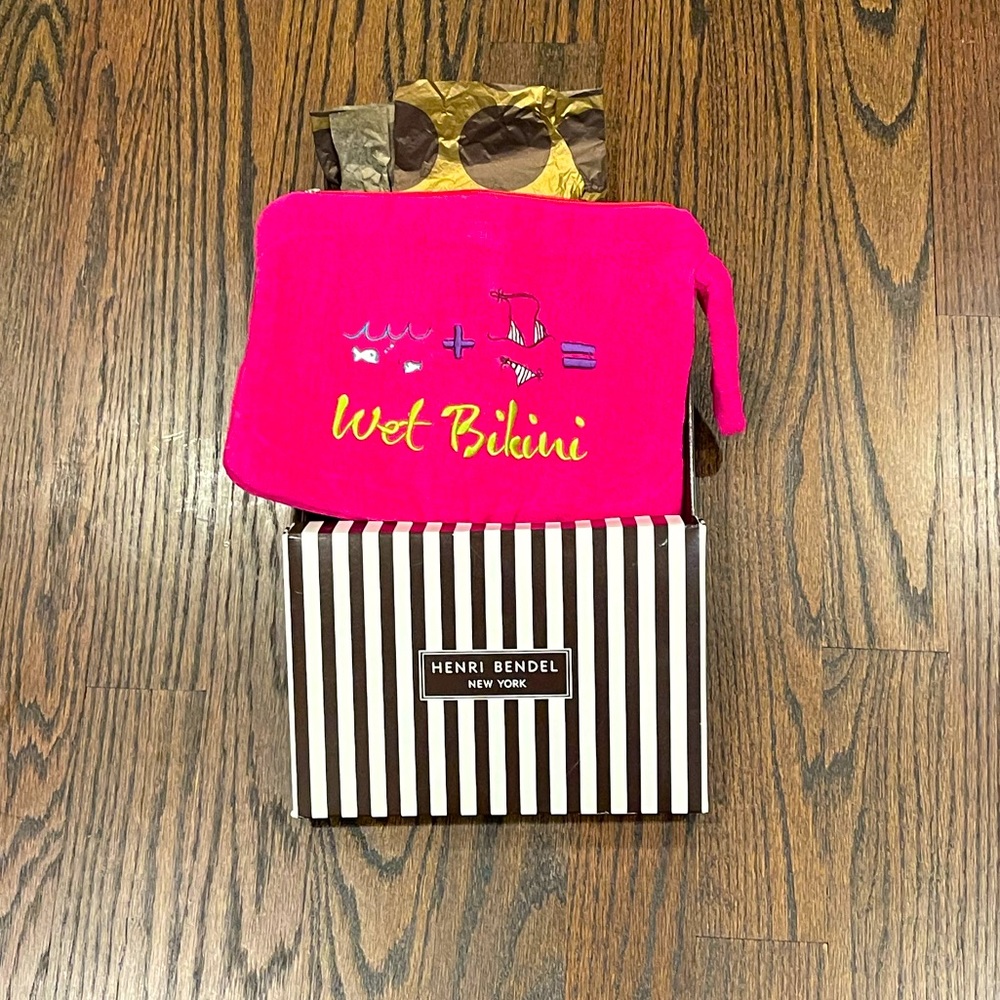 Henri Bendel wet bikini bag